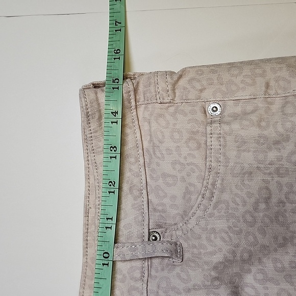 Popsugar Light Pink Leopard Print  Jeans size 10 - Picture 4 of 8